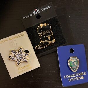 Montana Boot and Virginia Pin Set